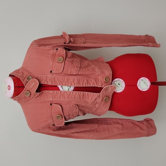 TULLE rust colored cropped jacket - Picture 1 of 11